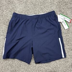 Grand Slam Performance Atheltic Pickleball Shorts Navy Blue Mens M